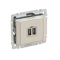 Розетка USB (2 виходи) Valena Legrand 774170, колір слонова кістка