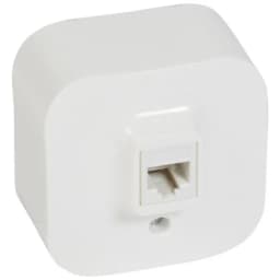 Розетка телефонна TF-1 Forix™ 782414, колір білий