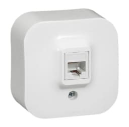 Розетка комп'ютерна PC-1 Forix™ 782424, колір білий