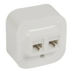 Розетка комп'ютерна PC-2 Forix™ 782428, колір білий