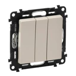 Вимикач 3-кл. для серії Valena Life Legrand 752503 слонова кістка
