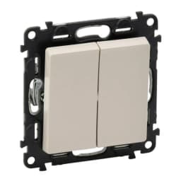 Вимикач 2-кл. для серії Valena Life Legrand 752505 слонова кістка