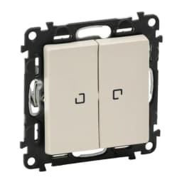 Вимикач з підсв. 2-кл. для серії Valena Life Legrand 752528 слонова кістка