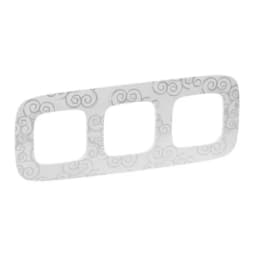 Рамка 3 пости Valena ALLURE 754343 нарцис хром