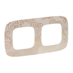 Рамка 2 пости Valena ALLURE 754352 нарцис золото
