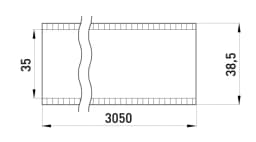Труба металева e.industrial.pipe.1-1/4" без різьби, 3.05м i0380004 E.NEXT