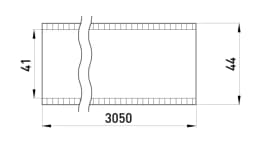 Труба металева e.industrial.pipe.1-1/2" без різьби, 3.05м i0380005 E.NEXT