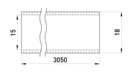Труба металева e.industrial.pipe.1/2" без різьби, 3.05м i0380001 E.NEXT