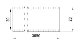 Труба металева e.industrial.pipe.3/4" без різьби, 3.05м i0380002 E.NEXT
