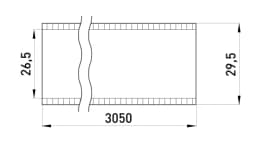 Труба металева e.industrial.pipe.1" без різьби, 3.05м i0380003 E.NEXT