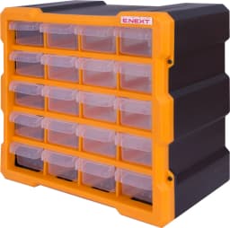 Органайзер пластиковий, e.toolbox.pro.18, 20-секційний 267х157х262мм t011018 E.NEXT
