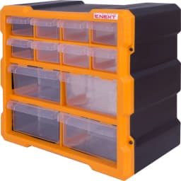 Органайзер пластиковий, e.toolbox.pro.19, 12-секційний 267х157х262мм t011019 E.NEXT
