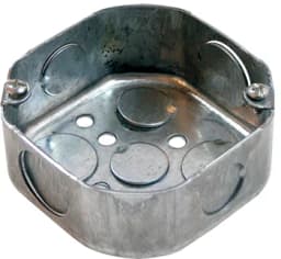 Коробка розпаячна e.industrial.pipe.db.octa для труб, металева восьмикутна з кришкою, товщина стінки 1,5ммм i0520002 E.NEXT