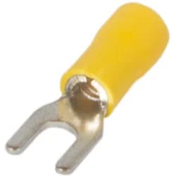 Ізольований наконечник вилковий e.terminal.stand.sv.3,5.4.yellow 2.5-4 кв.мм, жовтий, 100шт s2036030 E.NEXT