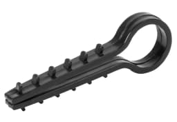 Дюбель ялинка 10 mm для круг. пров. e.metiz.dowel.fir.black.10, чорний 100 шт. E.NEXT m0080029