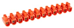 Клемна колодка ділима, 12 груп x 20mm2 e.tc.stand.12.20.orange, 400V/30А, помаранчева, E.NEXT s016027