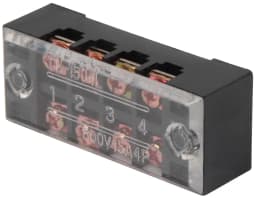 Клемна колодка захищена, 4 гр. e.tc.protect.45.4, 400V/45А, E.NEXT p056016