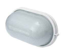 Світильник 60W Е27 IP54 E.Next L002008 Овал 60 біл e.light.1401.1.60.28