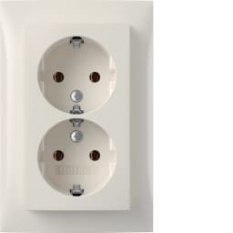 Розетка 2X із з/к 16А/250В цільна S.1 Berker 47748989 полярна білизна