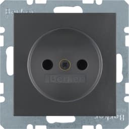 Розетка без з/к 16А/250В захист контактів S.1 Berker 6167331606 антрацит