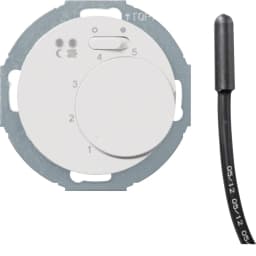 Термостат для підлоги, з датчиком R.Classic Berker 20342079 полярна білизна