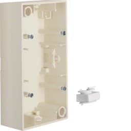 Коробка для зовнішнього монтажу 2-а, біла S.1, 10428982