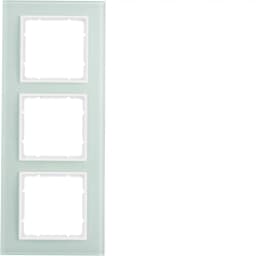 Рамка скляна 3-а колекція B.7 GLAS, колір «полярно-білий, матовий», 10136909