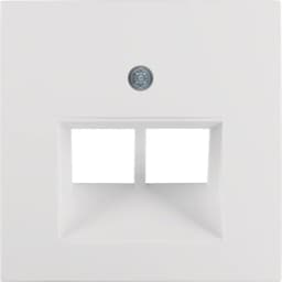 Накладка для розетки UAE/E-DAT, полярна біла матова S.1/B.3/B.7 GLAS 14091909