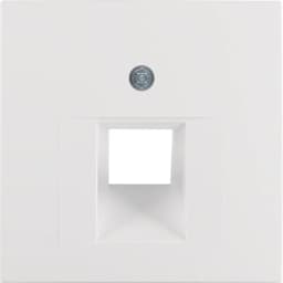 Накладка для розетки UAE/E-DAT, полярна біла матова S.1/B.3/B.7 GLAS 14071909