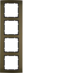 Рамка 4-а колекція B.3, колір «коричневий / антрацит матовий», 10143001