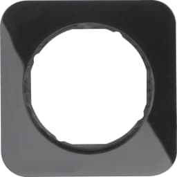Рамка 1-а пластик/чорний, R.1, 10112145