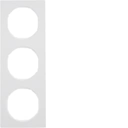 Рамка 3-а пластик/полярна білизна (глянець), R.3, 10132289