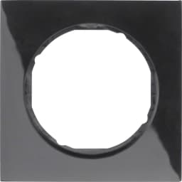Рамка 1-а пластик/чорний (глянцевий), R.3, 10112245