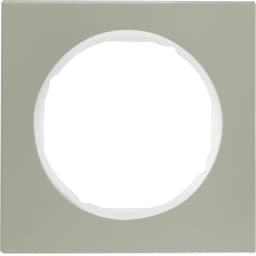Рамка 1-а нержавіюча сталь/полярна білизна, R.3, 10112214