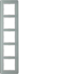 Рамка 5-а скло/полярна білизна Q.7, 10156079