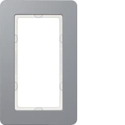 Рамка 2-а з великим отвором алюміній Q.7, 13096074