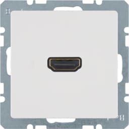 HDMI-розетка, підключення ззаду під кутом 90 град., полярна білизна, Q.1/Q.3 3315436089