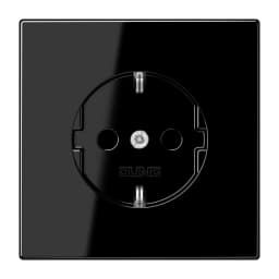 Розетка із заземленням Jung LS1520SW чорний