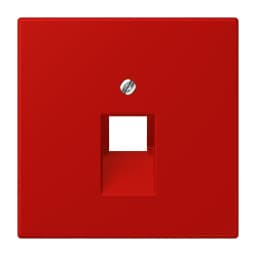 Накладка для комп’ютерної розетки UAE JUNG LC969-1UA227 rouge vermillon 31, серія 32090