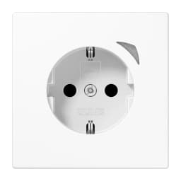 Розетка з заземленням 250V 16A JUNG HOME Energy BTLS1521SEWW біла