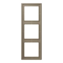Рамка 3-постова Jung LS990 LC983242 дюропласт, колір ombre naturelle moyenne (32141)
