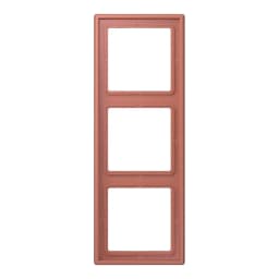 Рамка 3-постова Jung LS990 LC983236 з дюропласту, колір terre sienne brique (32121)