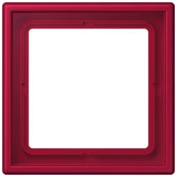 Рамка 1-постова Jung LS990 LC981229 з дюропласту, колір rouge carmin