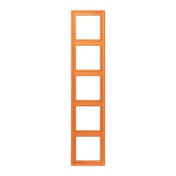 Рамка 5-постова Jung LS990 LC985225 дюропласт, колір orange clair