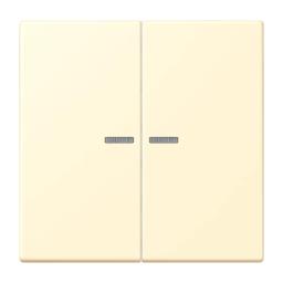 Клавіша 2-а з підсвіткою JUNG LC995KO5201 blanc (32001) для керування освітленням, білого кольору, оригінал JUNG