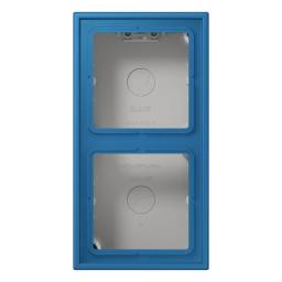 Коробка накладного монтажу 2-позиційна JUNG LC582A211 bleu céruléen 31 (32030)