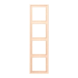 Рамка 4-постова Jung LS990 LC984238 дюропласт Terre Sienne Pâle