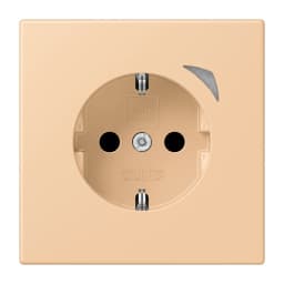 Розумна розетка з заземленням 250V/16А JUNG HOME Energy BTLC1521SE237, terre sienne claire 31 (32122)