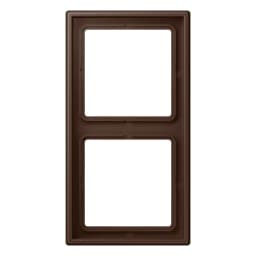 Рамка 2-постова Jung LS990 LC982239 з дюропласту, колір terre d’ombre brûlée 31 (32130)