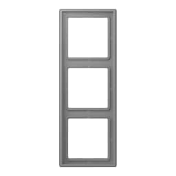 Рамка 3-постова Jung LS990 LC983203 дюропласт, колір gris 31